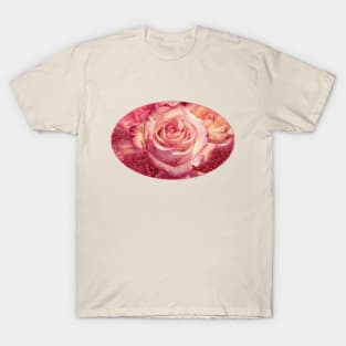 romantic roses gardening valentine mothers day floral masks flowers T-Shirt